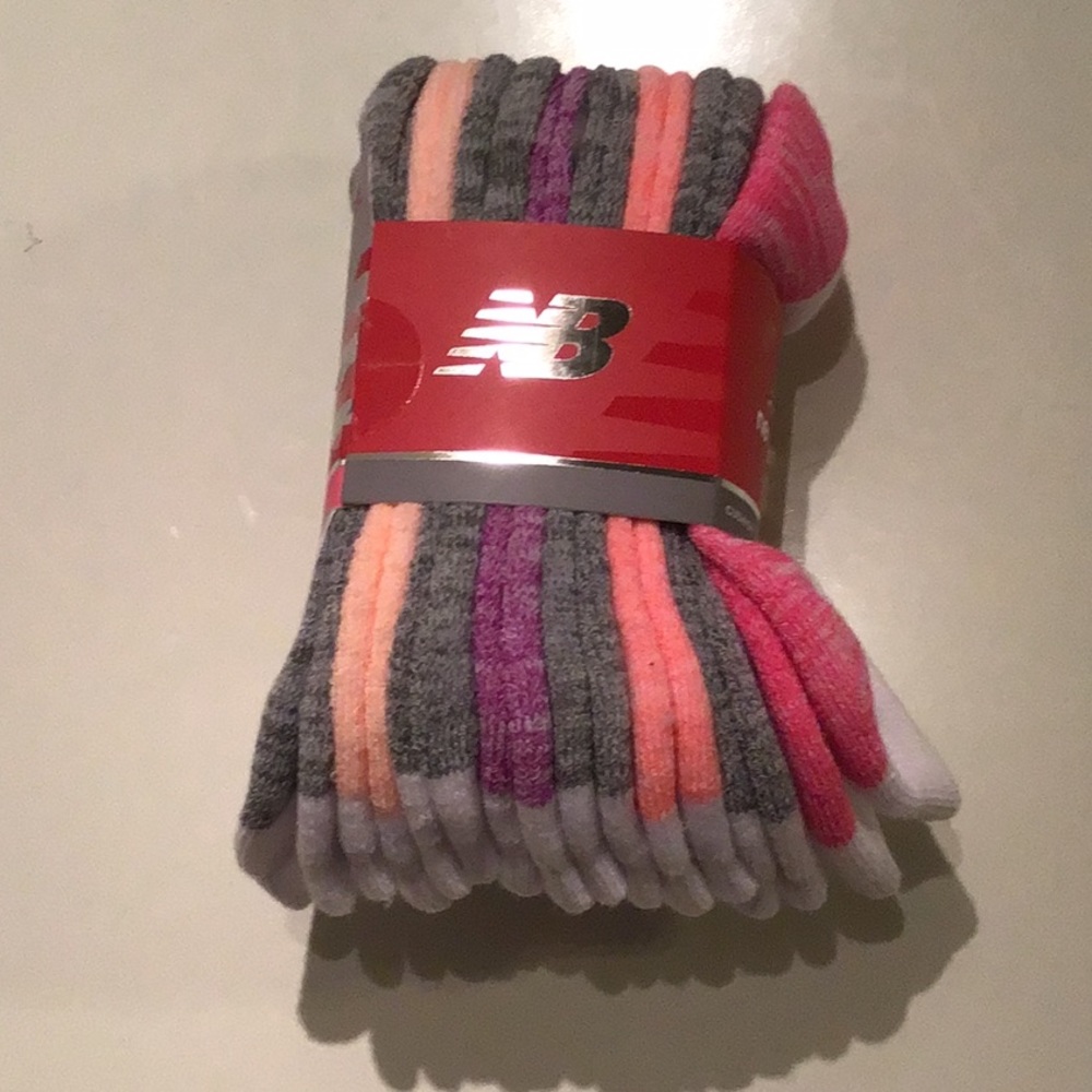 New Balance 8-pair Low Cut Socks-Girls